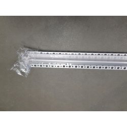 PROFIL LED ALU do PŁYT karton-gips GK GIPSOWYCH krańcowy + klosz 2m SREBRNY