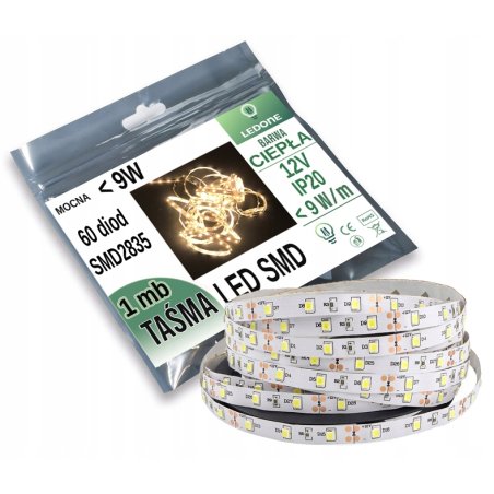 MOCNA 9W Taśma LED PREMIUM...