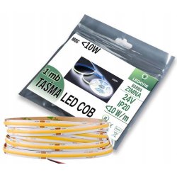 Taśma LED COB linia 24V 10W 480 diod na metr Neon Zimny 1m z rolki 50m