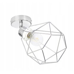 LAMPA KINKIET ścienny ruch loft drut na E27 chrom