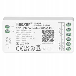 STEROWNIK FUT037W+ MILIGHT WIFI tuya RGB STREFOWY