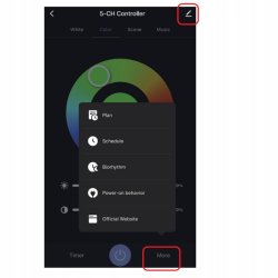 STEROWNIK FUT037W+ MILIGHT WIFI tuya RGB STREFOWY