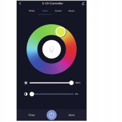 STEROWNIK FUT037W+ MILIGHT WIFI tuya RGB STREFOWY
