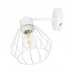 LAMPA KINKIET E27 ścienny stały loft drut BRYLANT