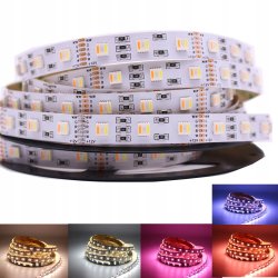 Taśma LED PREMIUM RGB+CCT 5w1 1m Ciepły Zimny 12V RGBCCT
