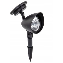 Reflektor ruchomy solarny OGRODOWA LAMPA SOLARNA WBIJANA LED barwa ZIMNA