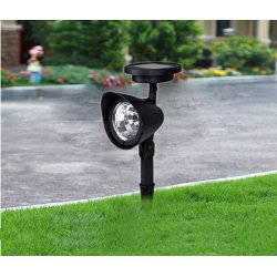 Reflektor ruchomy solarny OGRODOWA LAMPA SOLARNA WBIJANA LED barwa ZIMNA