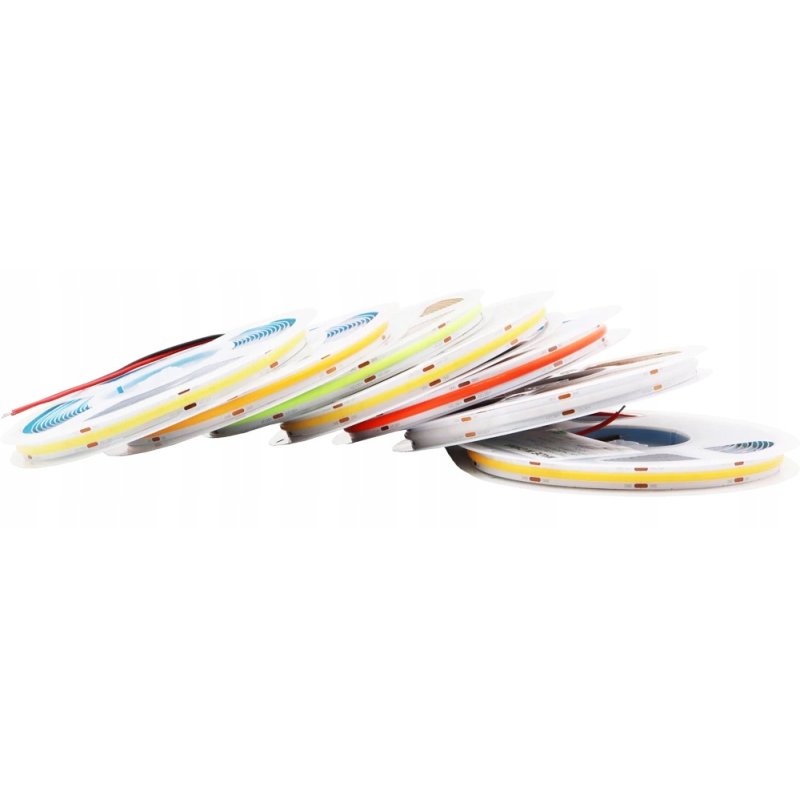 TAŚMA LED COB 12V 480diod/mb PRO 10w/m neon KOLOR NIEBIESKI blue 1m LINIA
