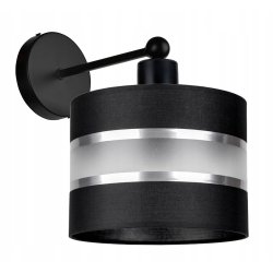 LAMPA KINKIET ścienny STAŁY E27 Abażur paski 20cm