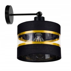 LAMPA KINKIET ścienny STAŁY E27 Abażur paski 20cm