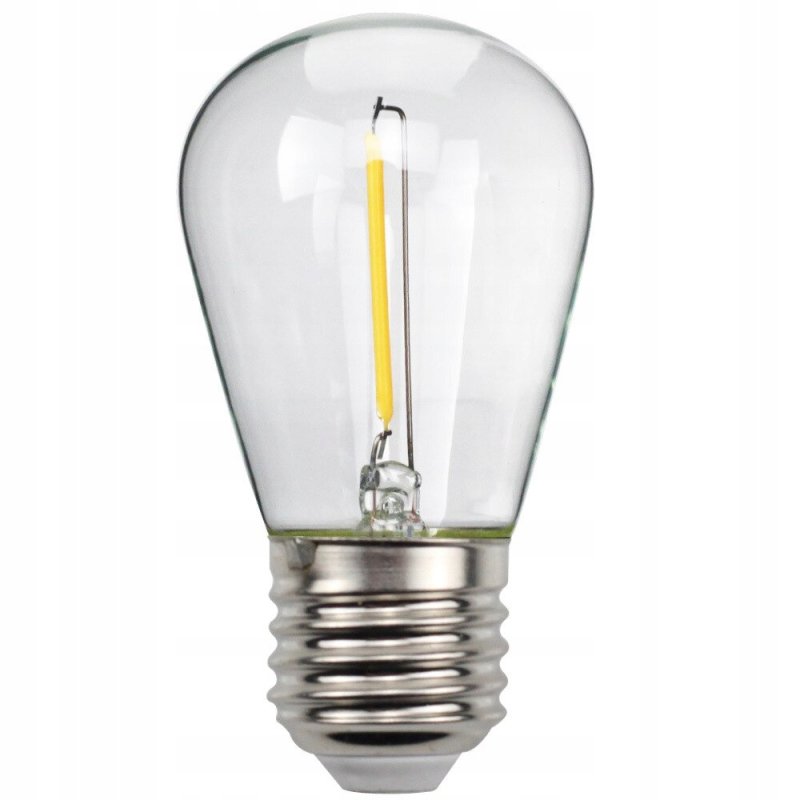 GIRLANDA SOLARNA ogrodowa łańcuch 10m LED 10x E27 G45 + pilot solarne