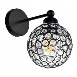 LAMPA KINKIET ścienny stały LOFT Klosz KRYSZTAŁ