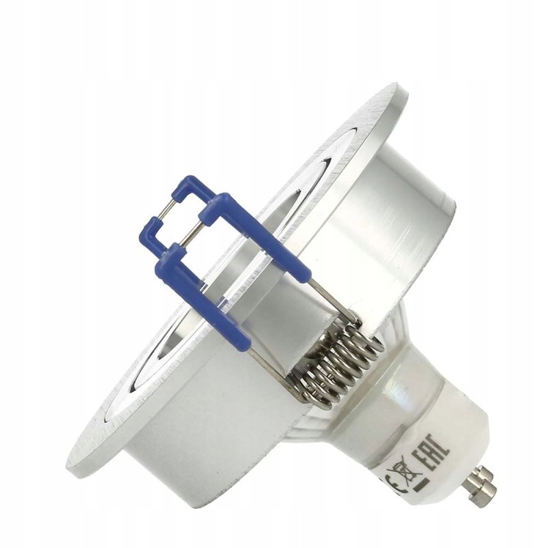 Oprawka halogenowa LED-ONE srebrna aluminiowa okrągła GU10 ruchoma
