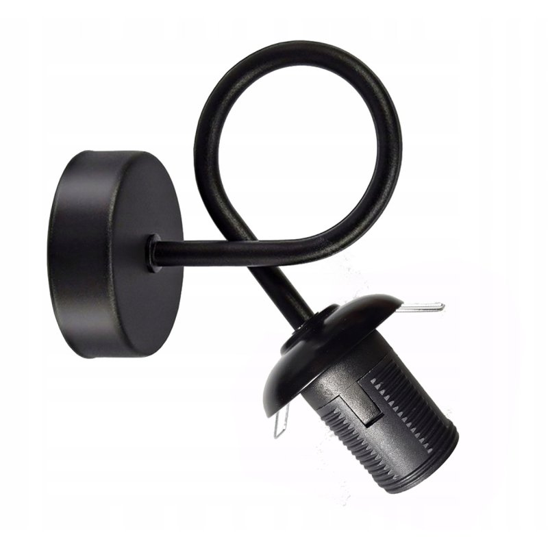 Lampa kinkiet ścienny stały kręcony LOFT klosz SZKLANY KULA na 1x E27