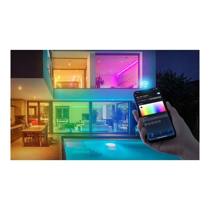 Żarówka LED SMART E14 C37 6,5W RGB+CCT rgbw sterowana BLUETOOTH MESH