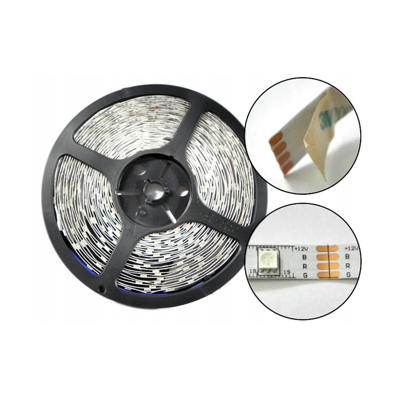 TAŚMA LISTWA LED RGB 150 SMD 5050 5MB CZĘSTOCHOWA