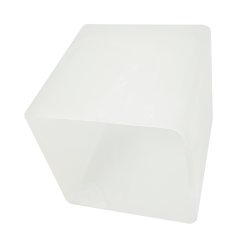 Lampa kinkiet ścienny stały prosty LOFT klosz SZKLANY MLECZNY na 1x E27