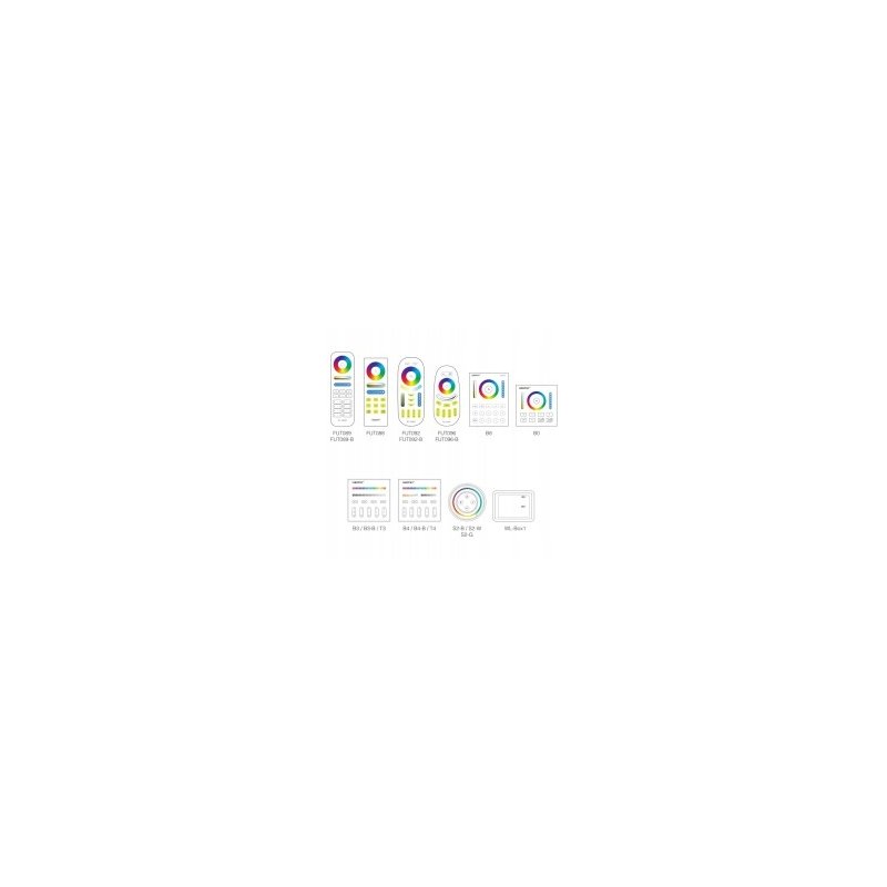 ODBIORNIK Kontroler taśm LED COB MONO RGB RGBW + CCT strefowy FUT043+ multi
