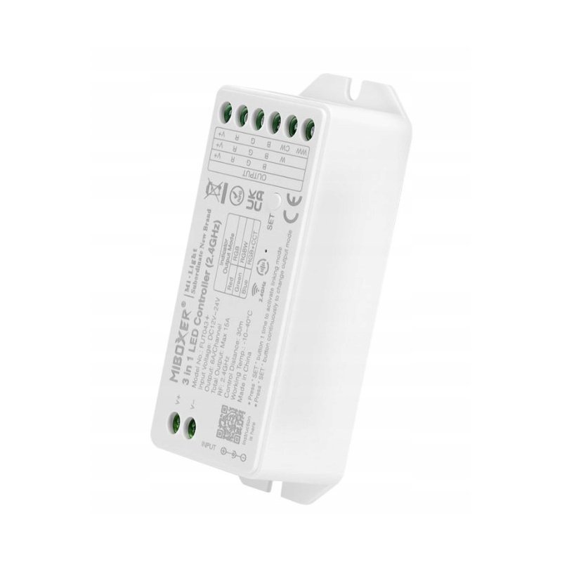 ODBIORNIK Kontroler taśm LED COB MONO RGB RGBW + CCT strefowy FUT043+ multi