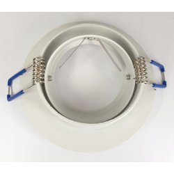 OPRAWA HALOGENOWA na LED + gniazdo GU10 SUFITOWA RUCHOMA aluminiowa Biała