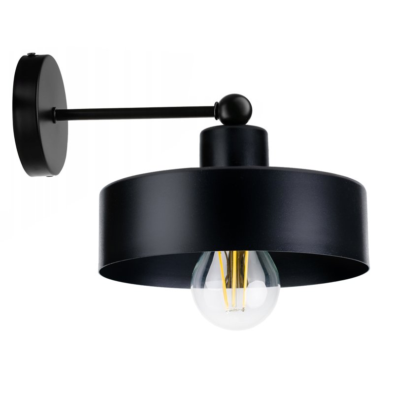 LAMPA KINKIET ścienny stały loft metal KUBEK 20