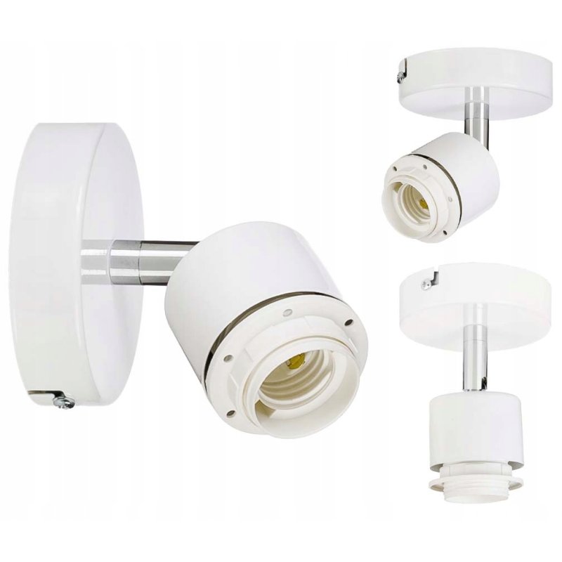 LAMPA sufitowa KINKIET ścienny na E27 ruchomy loft BECZUŁKA 20cm Drewno
