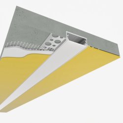 2mb KLOSZ PCV MLECZNY 20mm do PROFILI ALUMINIOWYCH do płyt GK karton-gips