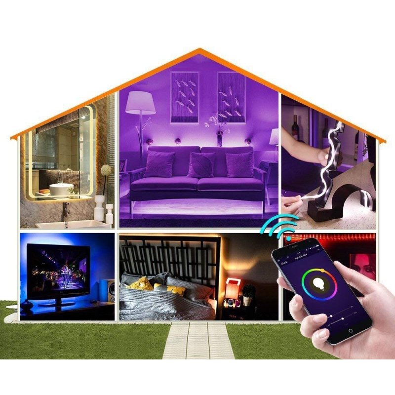 Sterownik Kontroler do taśm LED RGBW WiFi Android ALEXA TUYA Google 12V 24V