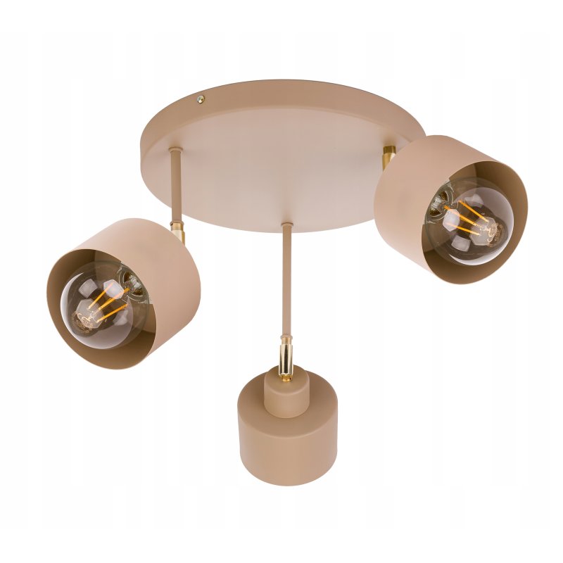 PODSTAWA BAZA LAMPA SUFITOWA PLAFON regulowany KASZMIR metal na KLOSZ 3 E27