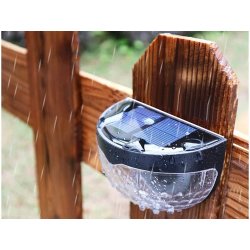 2x KINKIET SOLARNY Lampka ścienna schodowa solarna LED CIEPŁY 1W