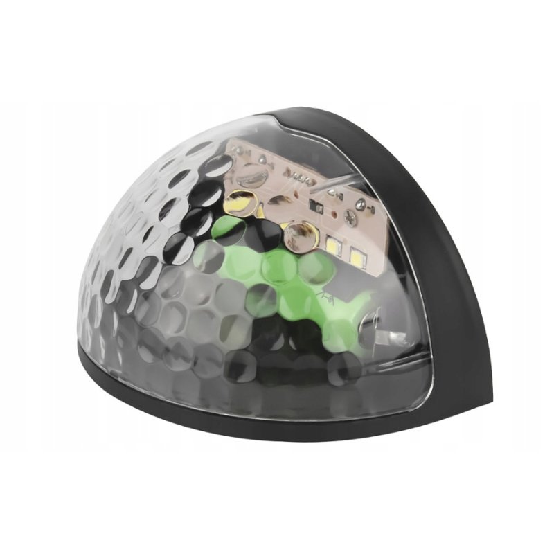 2x KINKIET SOLARNY Lampka ścienna schodowa solarna LED CIEPŁY 1W