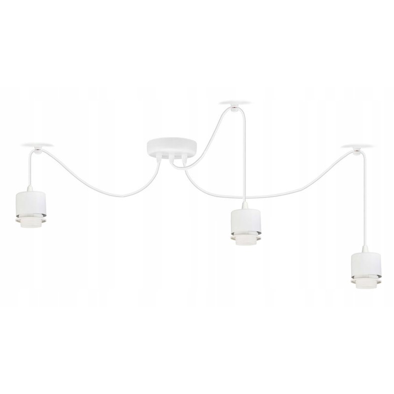 PODSTAWA BAZA LAMPA SUFITOWA WISZĄCA ZWIS LOFT PAJĄK NA 3X E27 POD KLOSZ