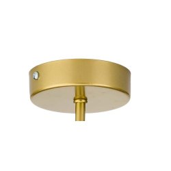 LAMPA STAŁA ŻYRANDOL SUFITOWY PLAFON LOFT SZKLANY KLOSZ KULA NA 1x LED E27