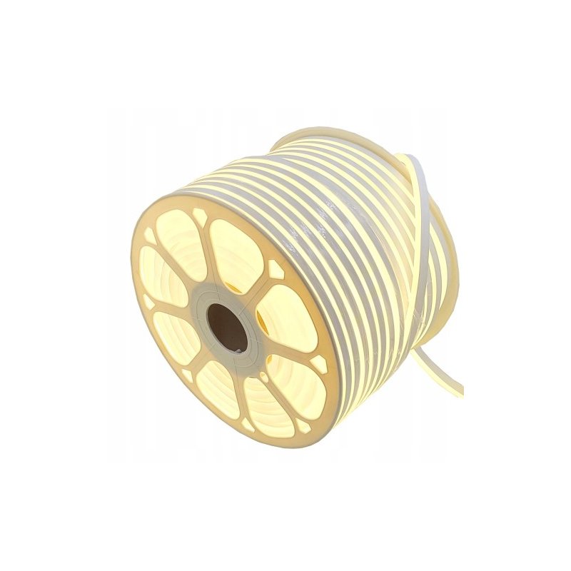 Taśma LED NEON flex NANO 24V IP67 10W/m 3x6 mm SMD2025 biały ciepły 1m