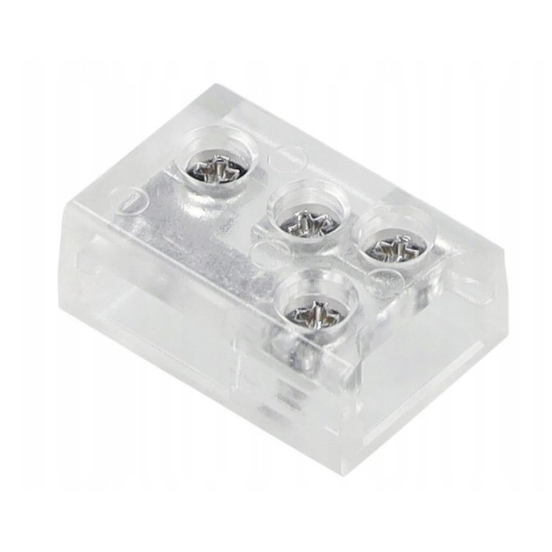 Złączka SZYBKA fix śrubowana łącznik do taśm LED COB i SMD 8mm KĄTOWA multi