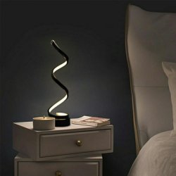 LAMPA BIURKOWA nocna STOŁOWA SPIRALNA LED regulacja CCT zmienna barwa USB