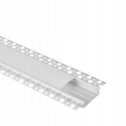 PROFIL szeroki 40mm ALU do taśm led płyt karton-gips KG KLOSZ mleczny 2m