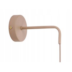 Lampa kinkiet ścienny WISZĄCY klosz SZKLANY KULA E27 KASZMIR beż ecru beige