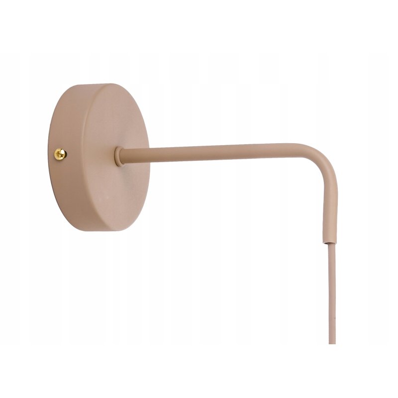 Lampa kinkiet ścienny WISZĄCY klosz SZKLANY KULA E27 KASZMIR beż ecru beige