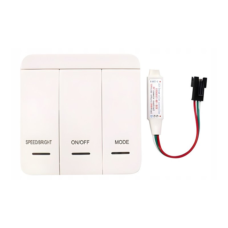 Ściemniacz Sterownik Taśm LED MONO DIGITAL cyfrowej na Bluetooth i RF Pilot