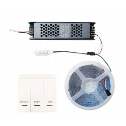 Ściemniacz Sterownik Taśm LED MONO DIGITAL cyfrowej na Bluetooth i RF Pilot