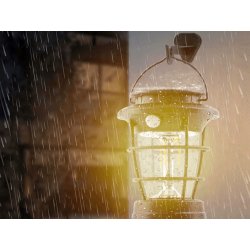 Lampa wisząca stojąca LAMPION KINKIET SOLARNY E27 LOFT filament LED z PIR