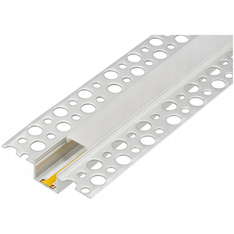 3mb KLOSZ PCV MLECZNY 12mm do PROFILI ALUMINIOWYCH do płyt GK karton-gips