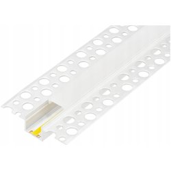 3mb KLOSZ PCV MLECZNY 12mm do PROFILI ALUMINIOWYCH do płyt GK karton-gips