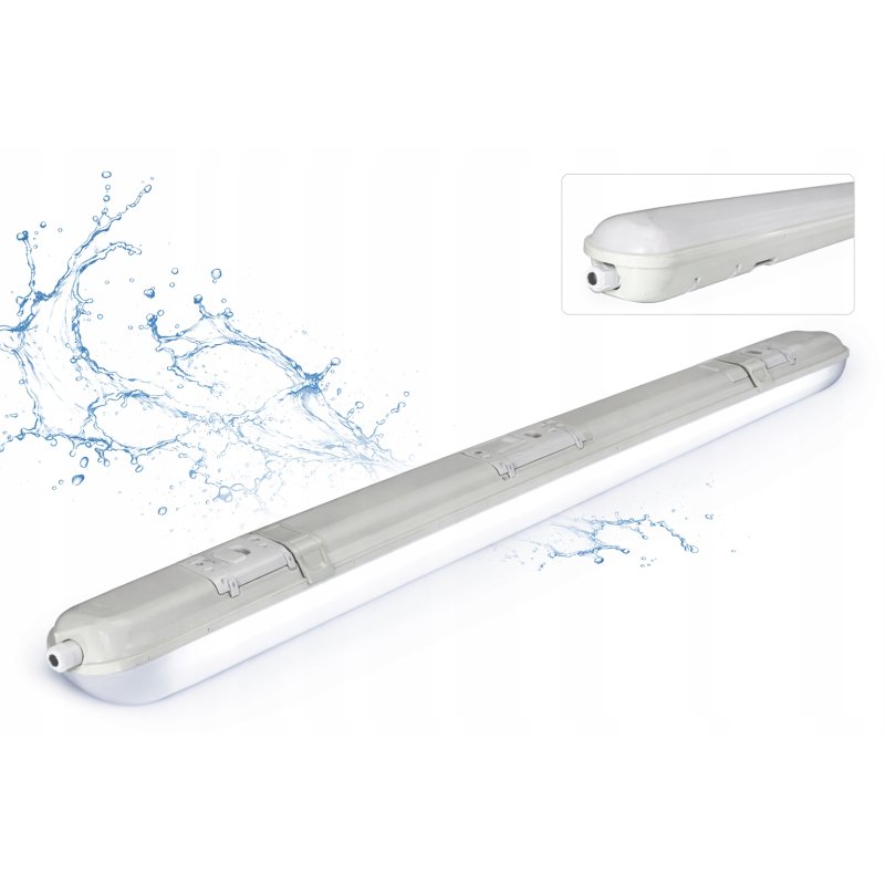 Lampa Hermetyczna LED 120cm 40W IP65 4000K Garaż Magazyn Warsztat Piwnica