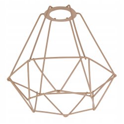 LAMPA drewniana belka sufitowa ŻYRANDOL PLAFON 3x KLOSZ DIAMENT KASZMIR beż