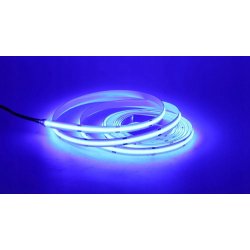 TAŚMA LED COB 24V 480diod/mb PRO 10w/m neon KOLOR NIEBIESKI blue 1m LINIA