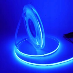 TAŚMA LED COB 24V 480diod/mb PRO 10w/m neon KOLOR NIEBIESKI blue 1m LINIA