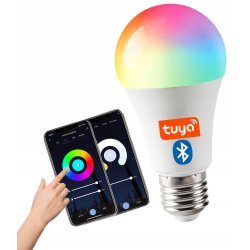 Żarówka LED SMART BT E27 A60 9W RGB+CCT rgbw sterowana BLUETOOTH TUYA