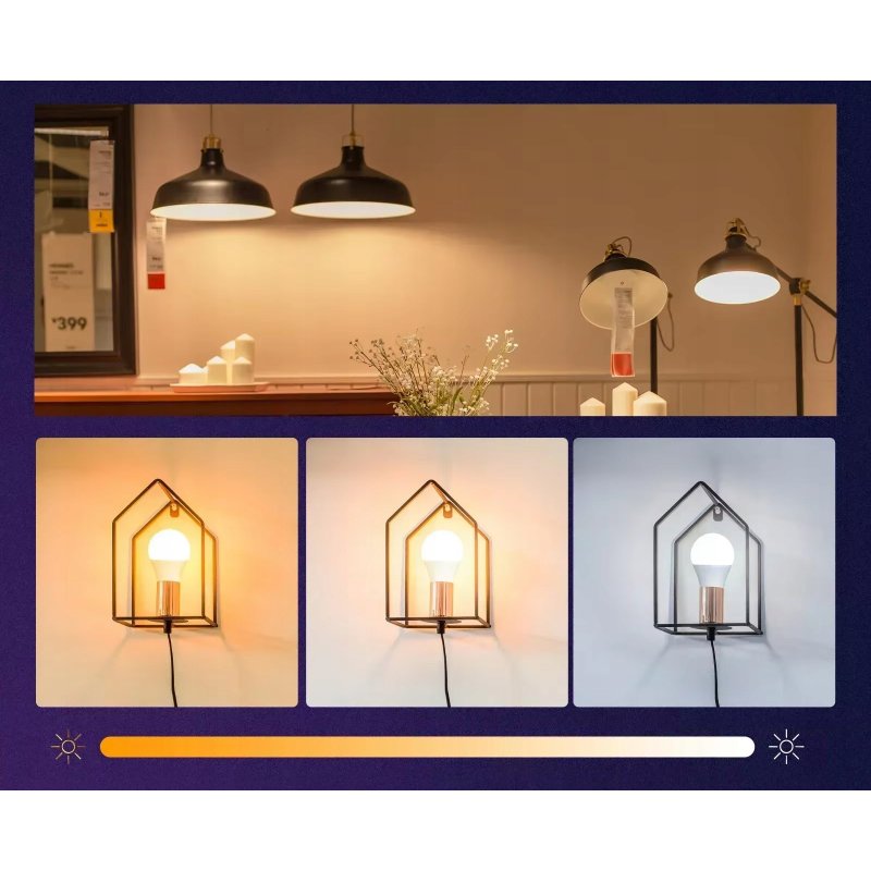 Żarówka LED SMART BT E27 A60 9W RGB+CCT rgbw sterowana BLUETOOTH TUYA